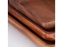 Levandeo® Dekotablett 3er Set Akazienholz Rechteckig Braun Bild 5