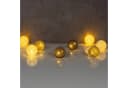 Levandeo Lichterkette 15er LED Kugeln Grau/Schwarz/Weiß Baumwolle Bild 5