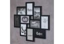 Levandeo® Bilderrahmen Collage Schwarz 10 Fotos Modern Bild 3