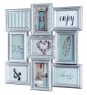 Levandeo® Bilderrahmen Collage Silber 9 Fotos Barock Bild 2