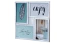 Levandeo® Bilderrahmen Collage Silber 4 Fotos 10x15cm Bild 2