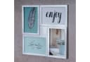 Levandeo® Bilderrahmen Collage Silber 4 Fotos 10x15cm Bild 3