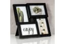 Levandeo® Collage Bilderrahmen Schwarz Holz 4 Fotos 10x15cm Bild 4
