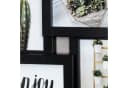 Levandeo® Collage Bilderrahmen Schwarz Holz 4 Fotos 10x15cm Bild 5