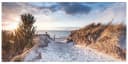 Levandeo® Leinwandbild Strandmotiv XXL Wandbild Bild 2