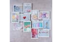 Levandeo® Bilderrahmen Collage 12 Fotos 10x15 Shabby Chic MDF Holz Bild 1