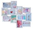 Levandeo® Bilderrahmen Collage 12 Fotos 10x15 Shabby Chic MDF Holz Bild 2
