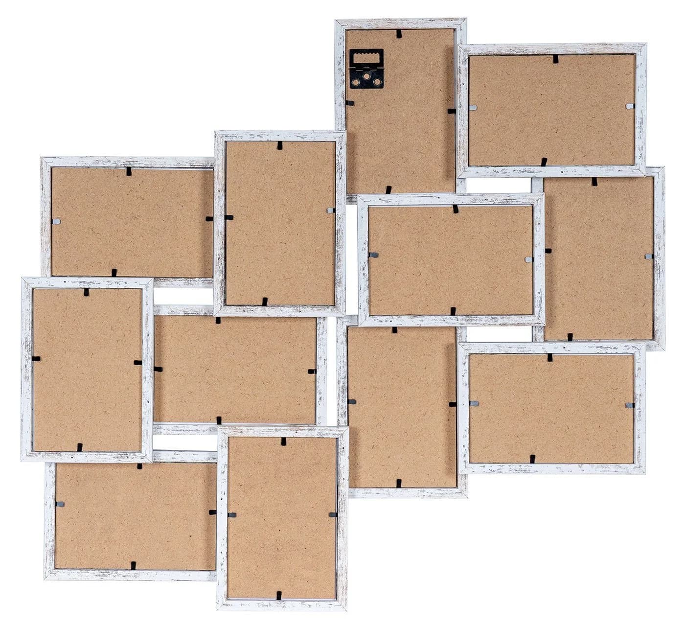 Levandeo® Bilderrahmen Collage 12 Fotos 10x15 Shabby Chic MDF Holz - Bild 5