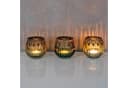 Levandeo® Teelichthalter 3er Set Orientalisch Retro Grün Gold Glas Bild 4