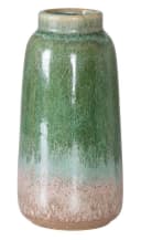 Levandeo® Blumenvase Grün/Taupe Porzellan 17cm Bild 2