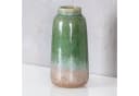 Levandeo® Blumenvase Grün/Taupe Porzellan 17cm Bild 3