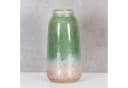 Levandeo® Blumenvase Grün/Taupe Porzellan 17cm Bild 4