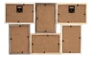 Levandeo® Bilderrahmen Collage 6 Fotos 10x15 cm Natur Eiche Holz Glas Wanddeko Bild 5