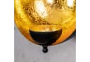 Levandeo® 2er Set Wand-Kerzenhalter Schwarz Gold Metall Bild 4