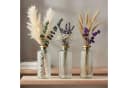 Levandeo® 3er Set Glasvase Transparent Gold H14cm Bild 2