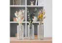 Levandeo® 3er Set Glasvase Transparent Gold H14cm Bild 5