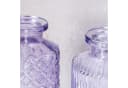 Levandeo® Dekovase 4er Set Glas Lila Pastell Tischdeko Bild 5