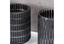 Levandeo® Teelichthalter 4er Set Schwarz Glas Windlicht Bild 5