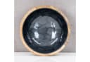 Levandeo Dekoschale Mango Holz Grau Perlmutt Emaille Bowl Bild 4