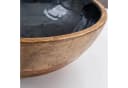 Levandeo Dekoschale Mango Holz Grau Perlmutt Emaille Bowl Bild 5