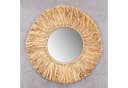 Levandeo® Wandspiegel Seegras Boho Ø 50cm Natur Bild 1