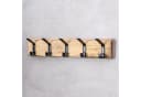 Levandeo® Garderobe Wanddeko Eiche 5 Haken Bild 1
