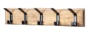 Levandeo® Garderobe Wanddeko Eiche 5 Haken Bild 2