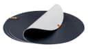Levandeo® Platzset 4er Set Schwarz Creme PU-Leder Rund Bild 2