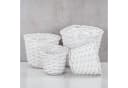 Levandeo® 4er Set Pflanzkörbe Weide Weiß Shabby Chic Bild 4