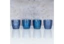Levandeo® Teelichthalter 8er Set Blau Glas Retro Bild 1