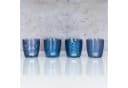 Levandeo® Teelichthalter 8er Set Blau Glas Retro Bild 3