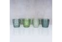 Levandeo® Teelichthalter 8er Set Grün Glas Retro Bild 1