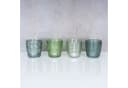 Levandeo® Teelichthalter 8er Set Grün Glas Retro Bild 3
