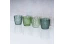 Levandeo® Teelichthalter 8er Set Grün Glas Retro Bild 5