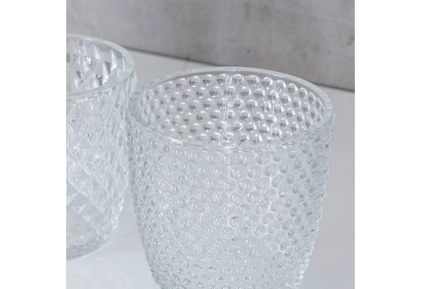 Levandeo® Teelichthalter 8er Set Klarglas Retro - Bild 4