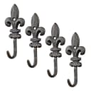 Levandeo® Garderobenhaken 4er Set Antik-Schwarz Gusseisen Shabby Chic Bild 2