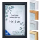 Levandeo® Bilderrahmen 10x15 Schwarz Echtholz Made in EU Bild 2