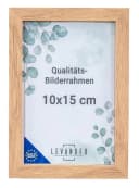 Levandeo® Bilderrahmen 10x15 Eiche Optik MDF Holz Bild 2