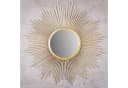 Levandeo® Dekospiegel Gold Boho Sonnenstrahlen Metall Bild 3