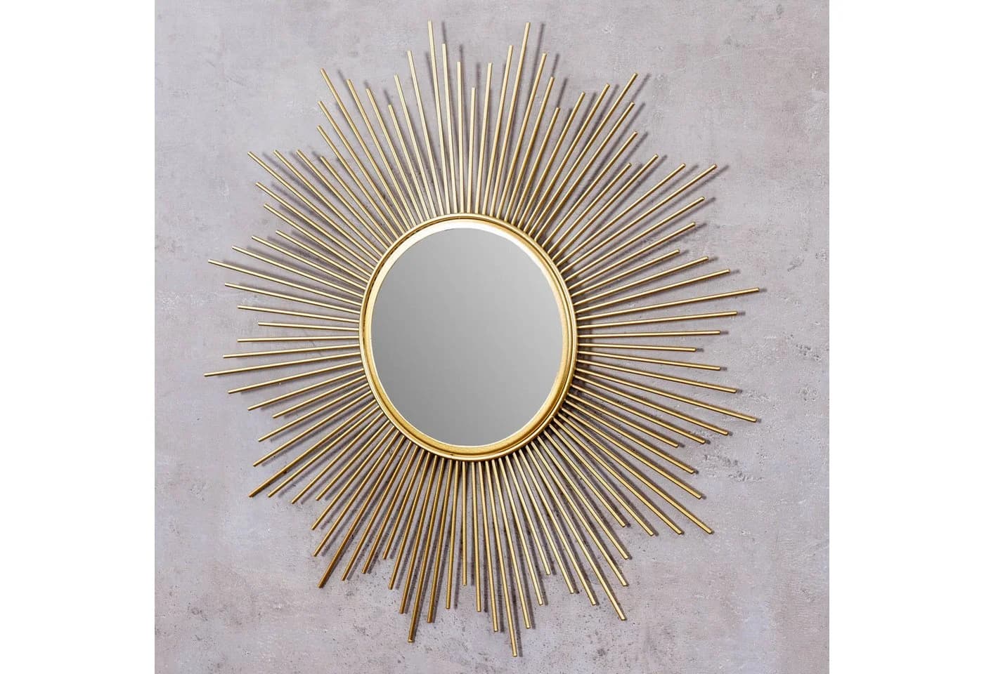 Levandeo® Dekospiegel Gold Boho Sonnenstrahlen Metall - Bild 4