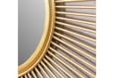 Levandeo® Dekospiegel Gold Boho Sonnenstrahlen Metall Bild 5