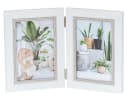 Levandeo® Bilderrahmen 2 Fotos 10x15 Weiß Eiche MDF Holz Bild 2