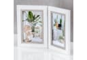Levandeo® Bilderrahmen 2 Fotos 10x15 Weiß Eiche MDF Holz Bild 4