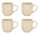 Levandeo® Becher 4er Set Steingut Beige 300ml Bild 2