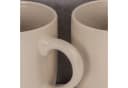 Levandeo® Becher 4er Set Steingut Beige 300ml Bild 3