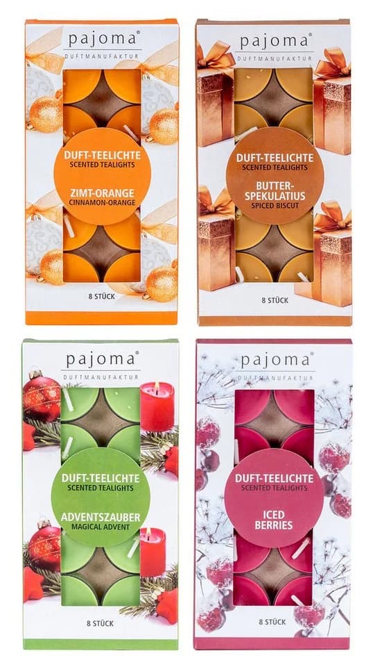 Levandeo® Duftkerzen-Set 32 Stück Weihnachtsduft - Bild 2