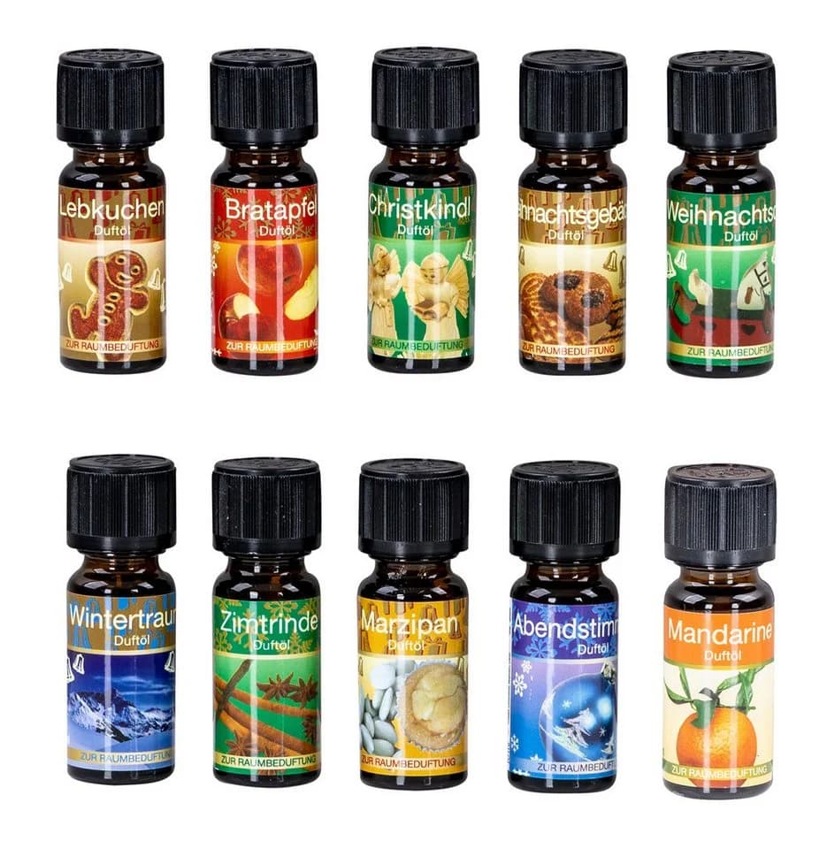 Levandeo® Duftlampe 10er Set Weihnachtsduft Duftöle je 10ml - Bild 2