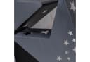 Levandeo® Kerzenlaterne 2er Set Metall Schwarz Sternform 30-45cm Bild 5