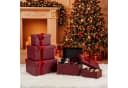 Levandeo® Geschenkbox 5er Set Bordeaux Rot Weihnachtsschachtel Bild 4