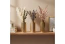 Levandeo® Dekovase 3er Set Gold Glas Blumenvase Bild 3